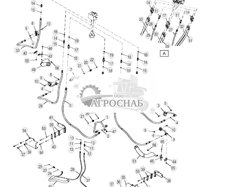 Трубопроводы переднего моста - ST879942 38.jpg